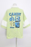 画像2: Candy Stripper / 半袖ラガーシャツ 2 グリーン T-26-03-17-013-PU-TO-SA-ZT (2)