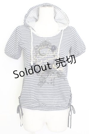 画像: axes femme / キャッスルフレームカットソー M ネイビー T-26-03-17-015-AX-TO-SA-ZT