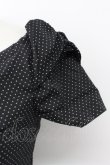 画像3: Lily Brown / ドット半袖トップス  黒 T-26-03-17-016-EL-TO-SA-ZT (3)
