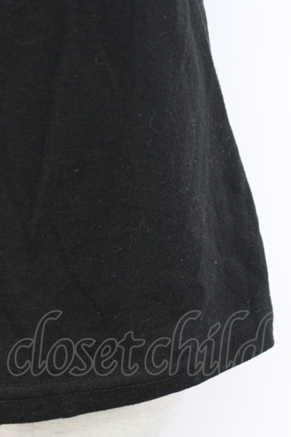 画像4: MR corset / レース切り替えカットソー  黒 T-26-03-17-017-PU-TO-SA-ZT (4)