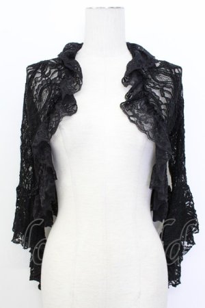 画像: MR corset / レースボレロ  黒 T-26-03-17-018-PU-TO-SA-ZT