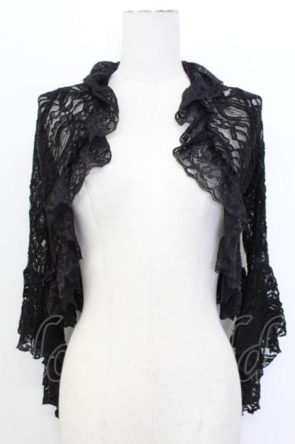 画像1: MR corset / レースボレロ  黒 T-26-03-17-018-PU-TO-SA-ZT (1)