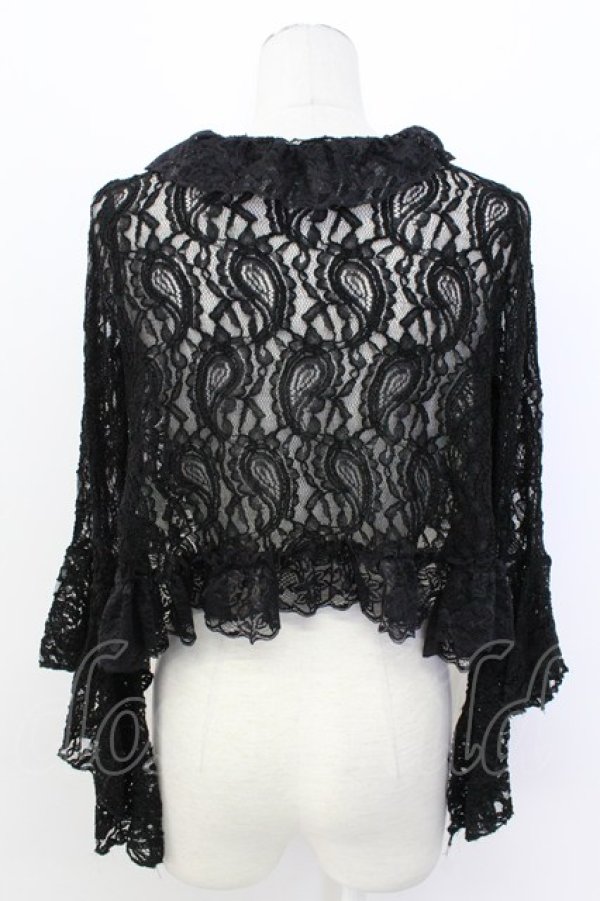 画像2: MR corset / レースボレロ  黒 T-26-03-17-018-PU-TO-SA-ZT (2)