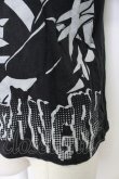 画像5: HANGRY&ANGRY / HANGRY&ANGRY半袖カットソー  黒Ｘグレー T-26-03-17-020-HN-TO-SA-ZT (5)