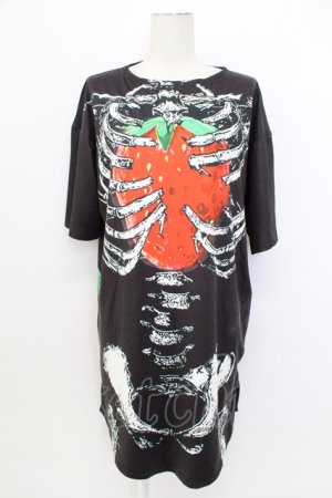 画像: ACDC RAG / タレストロベリーヒュージTPU  黒Ｘ赤Ｘ白 T-26-03-17-021-PU-TO-SA-ZT