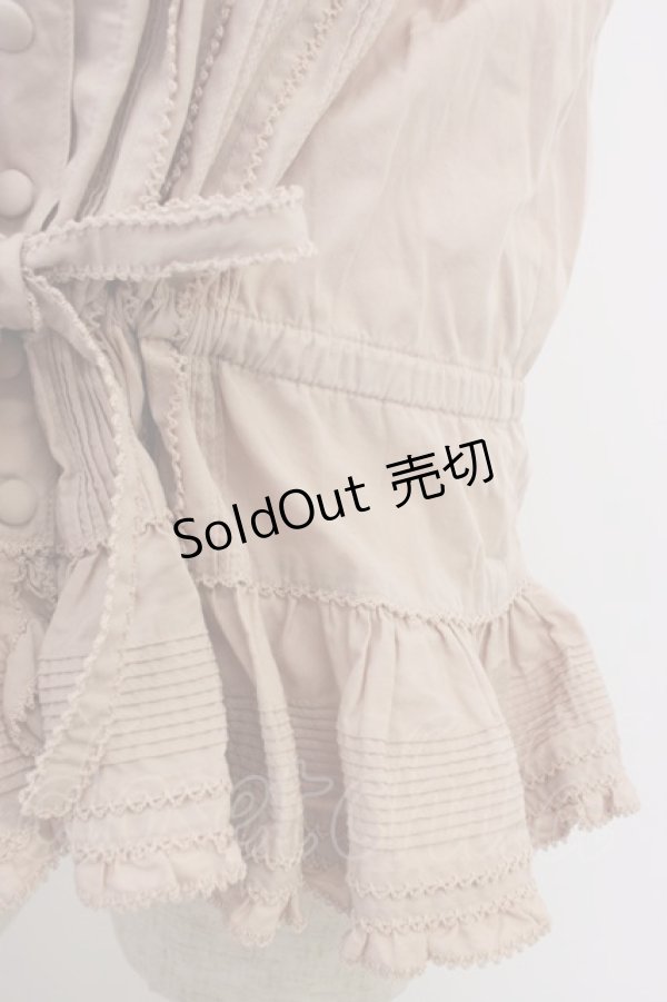 画像4: KANEKO ISAO / フードピンタックノースリーブブラウス  ピンク T-26-03-21-023-EL-BL-SA-ZT (4)