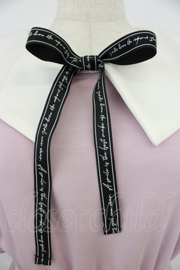 画像3: axes femme POETIQUE / セーラーカラーカットワンピース M ピンク T-26-03-21-027-AX-OP-SA-ZT (3)