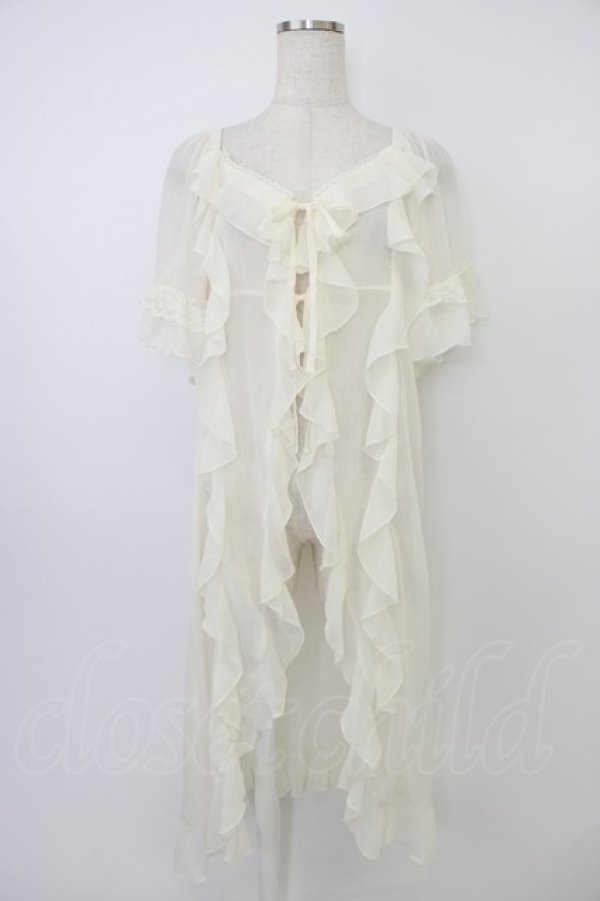 画像1: axes femme / ラッフルフリルガウン  キナリ T-26-03-21-029-AX-TO-SA-ZT (1)