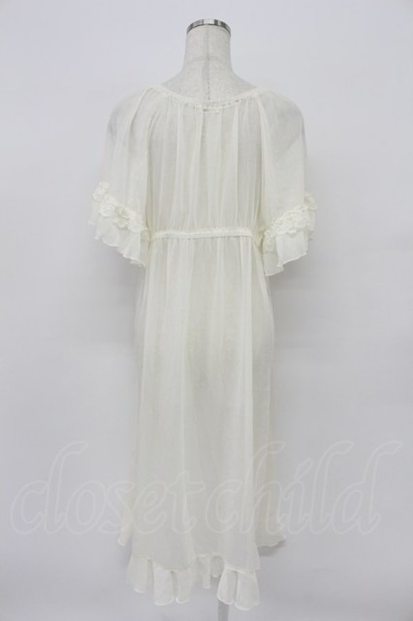 画像2: axes femme / ラッフルフリルガウン  キナリ T-26-03-21-029-AX-TO-SA-ZT (2)