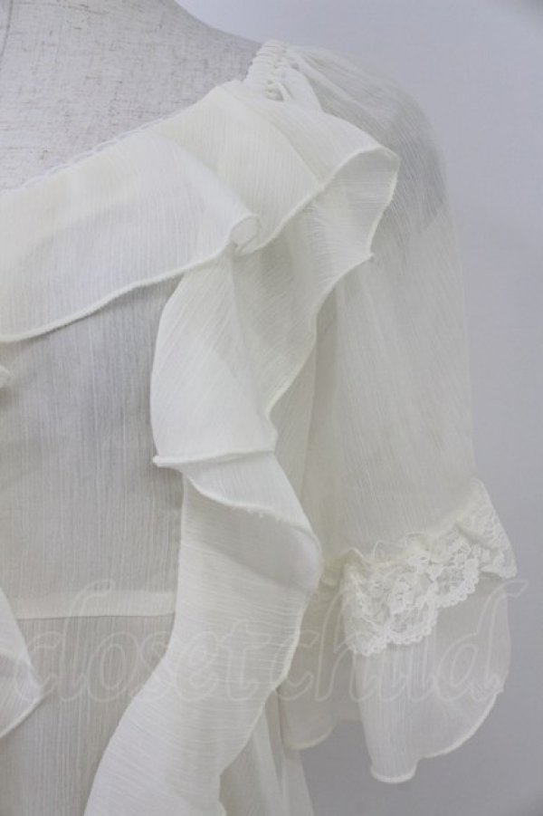 画像3: axes femme / ラッフルフリルガウン  キナリ T-26-03-21-029-AX-TO-SA-ZT (3)