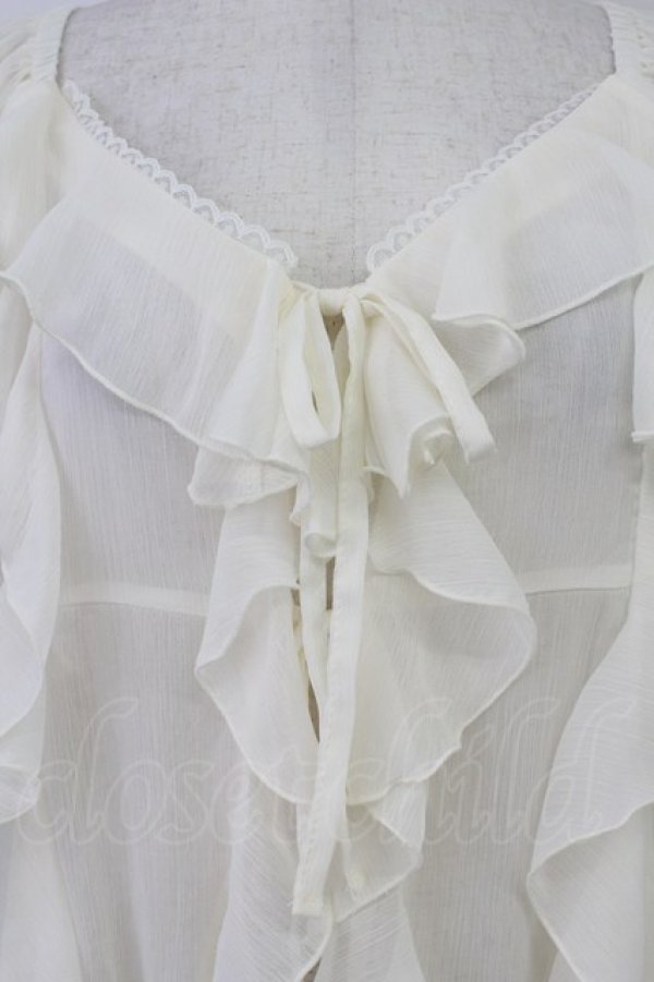 画像4: axes femme / ラッフルフリルガウン  キナリ T-26-03-21-029-AX-TO-SA-ZT (4)