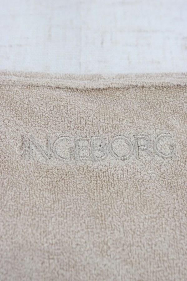 画像3: INGEBORG / パイル地ロゴ刺繍トップス  ベージュ T-26-03-21-003-LO-TO-SA-ZT (3)