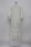 画像2: axes femme / フレアスリーブチュールワンピース  ホワイト T-26-03-21-030-AX-OP-SA-ZT (2)