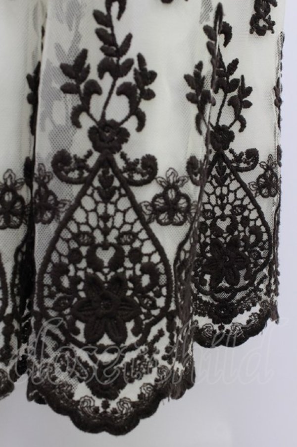 画像5: axes femme / 異素材組み合わせワンピース M グレー×アイボリー T-26-03-21-033-AX-OP-SA-ZT (5)