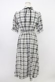 画像2: m petit by misako / ワンピース S 黒Ｘ白チェック半袖 T-26-03-21-035-0-OP-SA-ZT (2)