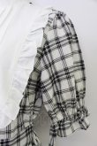 画像3: m petit by misako / ワンピース S 黒Ｘ白チェック半袖 T-26-03-21-035-0-OP-SA-ZT (3)