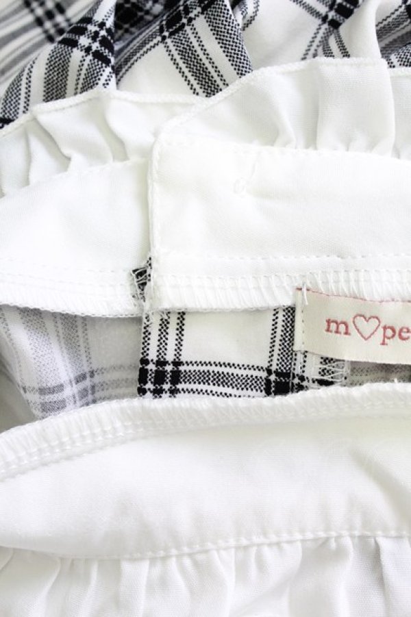 画像5: m petit by misako / ワンピース S 黒Ｘ白チェック半袖 T-26-03-21-035-0-OP-SA-ZT (5)