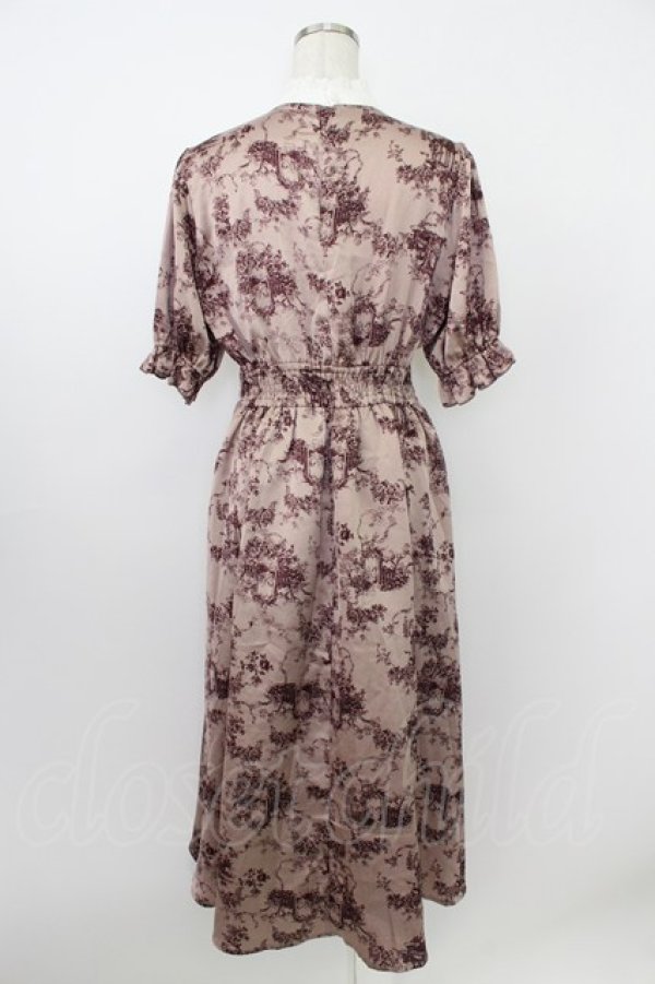 画像2: m petit by misako / AM*トワルドジュイワンピース S ピンク T-26-03-21-036-LO-OP-SA-ZT (2)