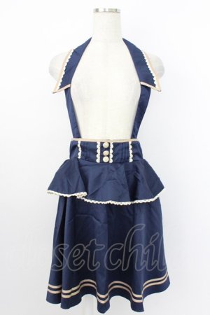 画像: axes femme / サス付きペプラムスカート M コン T-26-03-21-042-AX-SK-SA-ZT