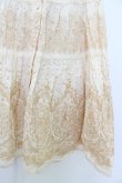 画像3: PINK HOUSE / 小花&レース柄前開きスカート  ベージュ T-26-03-21-044-LO-SK-SA-ZT (3)