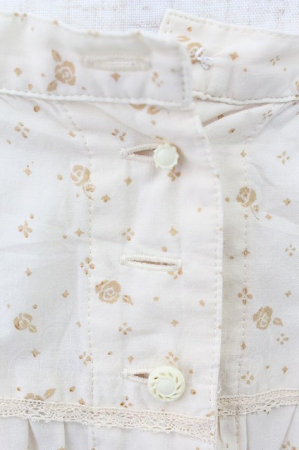 画像4: PINK HOUSE / 小花&レース柄前開きスカート  ベージュ T-26-03-21-044-LO-SK-SA-ZT (4)