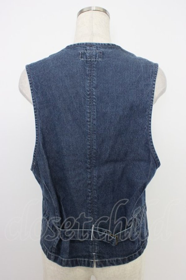 画像2: INGEBORG / デニムベスト  ブルー T-26-03-21-009-LO-TO-SA-ZT (2)