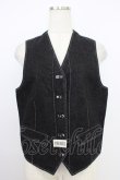 画像1: PINK HOUSE / デニムベスト  ブラック T-26-03-21-010-LO-TO-SA-ZT (1)