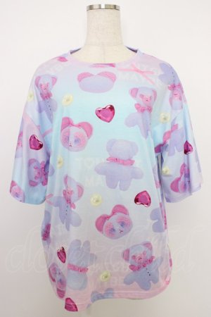 画像: ACDC RAG / BEAR IN MIND Tシャツ  ラベンダー T-26-03-21-012-0-TO-SA-ZT