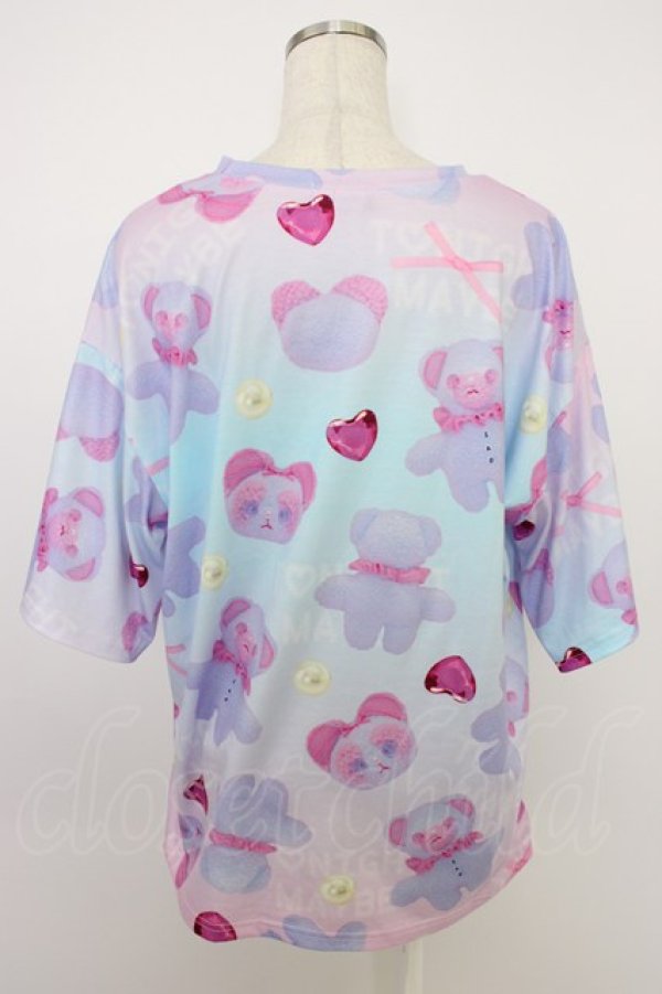 画像2: ACDC RAG / BEAR IN MIND Tシャツ  ラベンダー T-26-03-21-012-0-TO-SA-ZT (2)