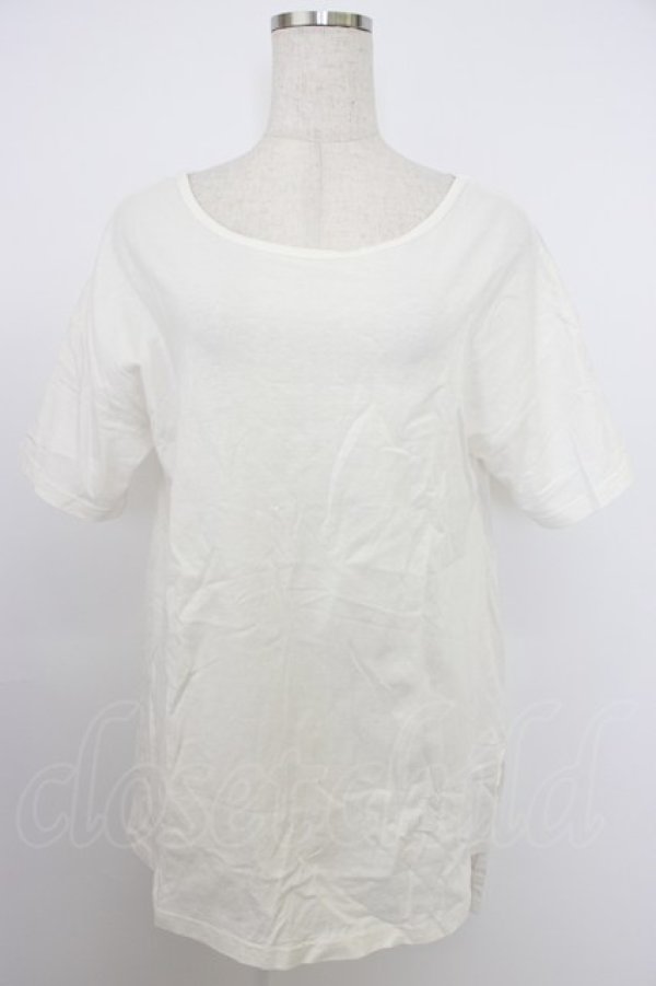 画像1: axes femme / ネックレス付ビッグＴシャツ M ホワイト T-26-03-21-002-AX-TS-SA-ZT (1)