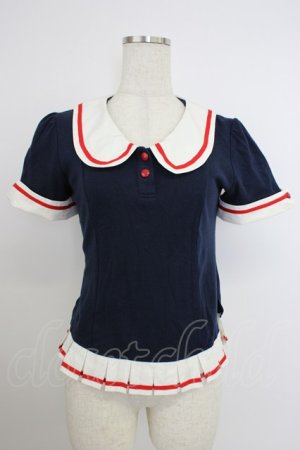 画像: Angelic Pretty / ヴィンテージセーラーカットソー  紺Ｘ白Ｘ赤 T-26-03-21-016-AP-TO-SA-ZT