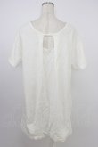 画像2: axes femme / ネックレス付ビッグＴシャツ M ホワイト T-26-03-21-002-AX-TS-SA-ZT (2)