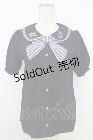 画像: axes femme POETIQUE / パイピングデザインブラウス M コン T-26-03-21-018-AX-BL-SA-ZT