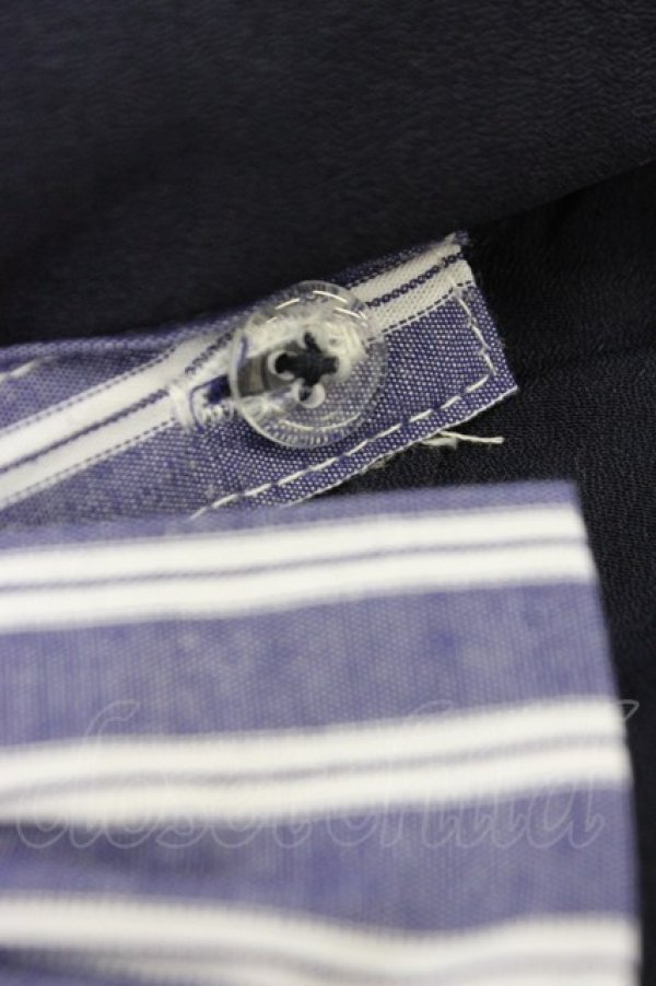 画像4: axes femme POETIQUE / パイピングデザインブラウス M コン T-26-03-21-018-AX-BL-SA-ZT (4)