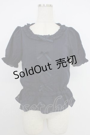 画像: axes femme POETIQUE / リボンピンタックデザインブラウス M コン T-26-03-21-019-AX-BL-SA-ZT
