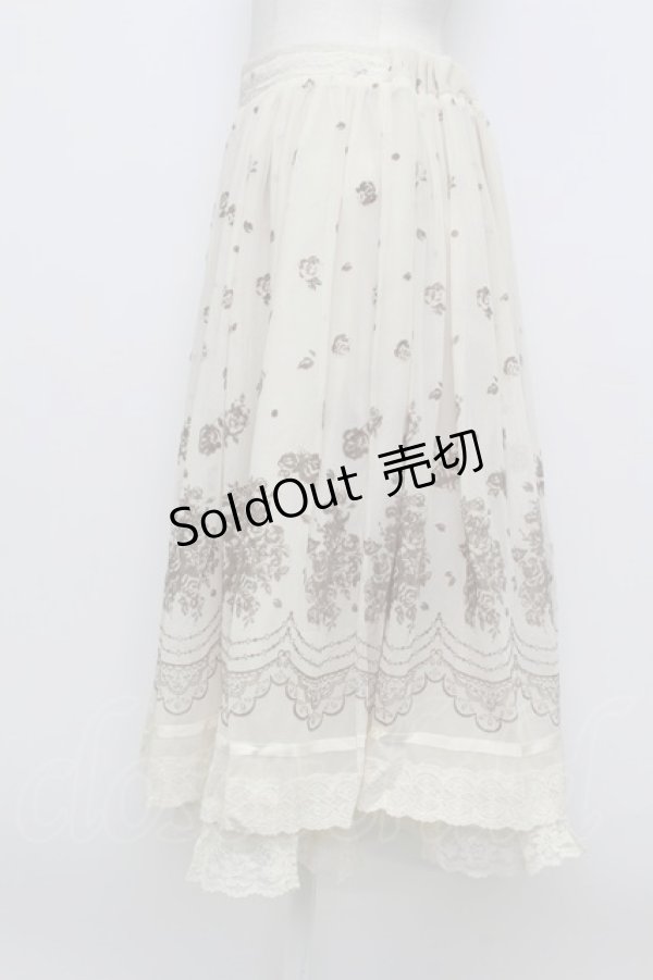 画像3: axes femme / バラフロッキーチュールスカート  キナリ T-26-03-23-026-AX-SK-SZ-ZT (3)