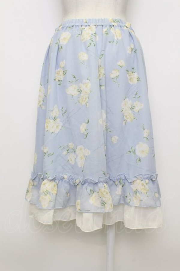 画像2: axes femme / ローズスカート  サックス T-26-03-23-029-AX-SK-SZ-ZT (2)