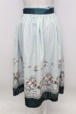画像2: axes femme / ローズブーケ柄ミディスカート M グリーン T-26-03-23-034-AX-SK-SZ-ZT (2)