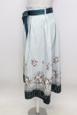 画像3: axes femme / ローズブーケ柄ミディスカート M グリーン T-26-03-23-034-AX-SK-SZ-ZT (3)