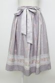 画像1: axes femme / チューリップ柄ミドルスカート  ラベンダー T-26-03-23-035-AX-SK-SZ-ZT (1)