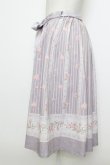 画像3: axes femme / チューリップ柄ミドルスカート  ラベンダー T-26-03-23-035-AX-SK-SZ-ZT (3)