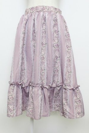 画像: axes femme / 花柄スカート  ピンク T-26-03-23-036-AX-SK-SZ-ZT