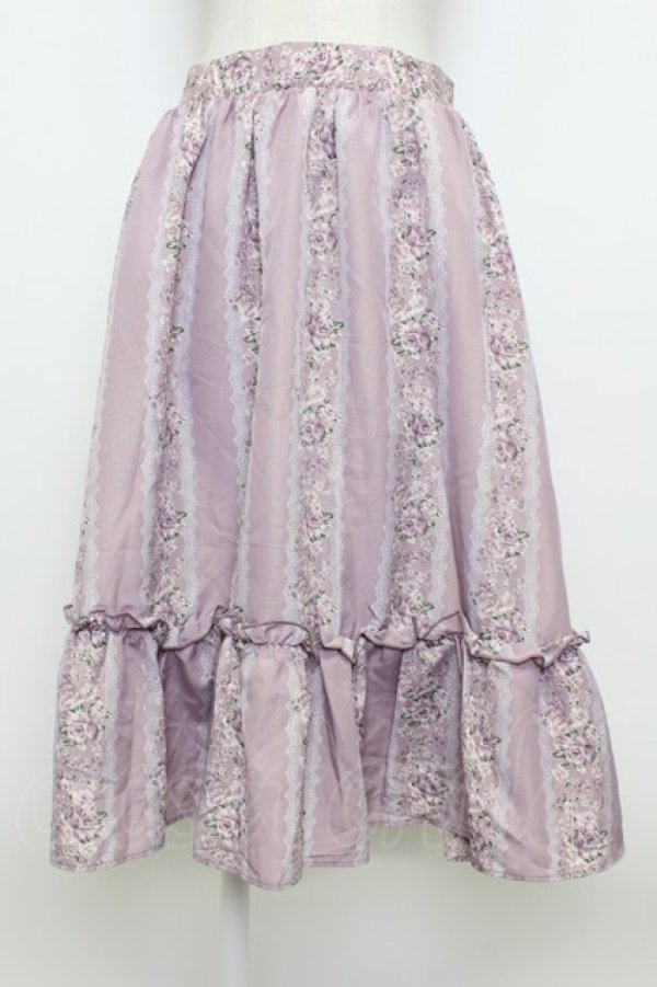 画像1: axes femme / 花柄スカート  ピンク T-26-03-23-036-AX-SK-SZ-ZT (1)