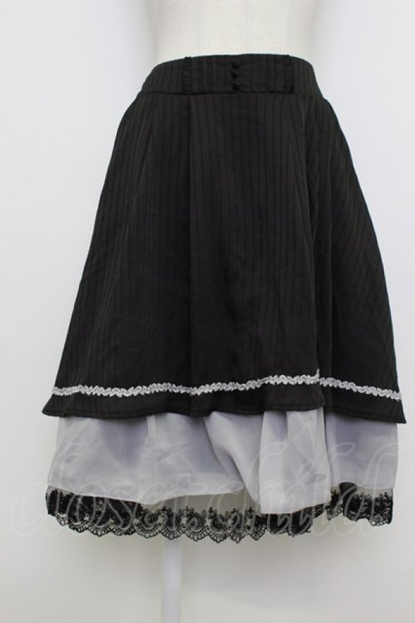 画像1: axes femme / スカート  黒 T-26-03-23-041-0-SK-SZ-ZT (1)