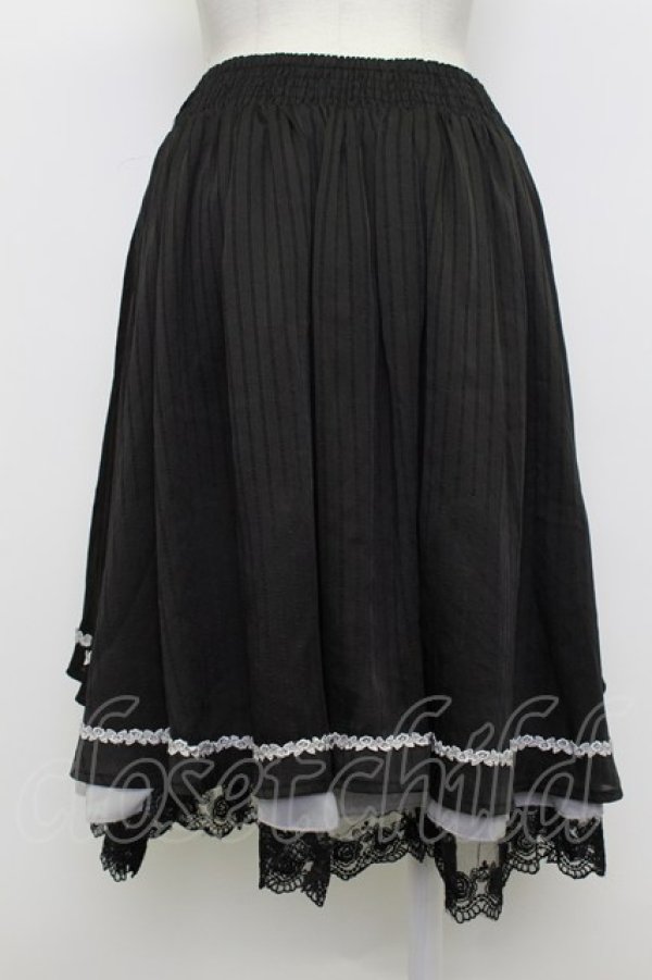 画像2: axes femme / スカート  黒 T-26-03-23-041-0-SK-SZ-ZT (2)