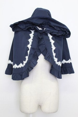 画像: axes femme kawaii / 童話の小公女ケープ M 紺 T-26-03-23-042-AX-JA-SA-ZT