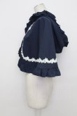 画像3: axes femme kawaii / 童話の小公女ケープ M 紺 T-26-03-23-042-AX-JA-SA-ZT (3)