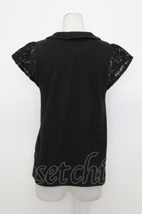 画像2: axes femme / 刺繍入りポロシャツ M アイボリー T-26-03-23-043-AX-TO-SA-ZT (2)