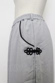 画像4: axes femme POETIQUE / ラップデザインチャイナパンツ M グレー T-26-03-23-044-AX-PA-SA-ZT (4)