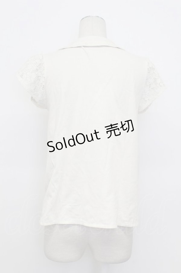 画像2: axes femme / 刺繍入りポロシャツ M ブラック T-26-03-23-004-AX-TO-SA-ZT (2)